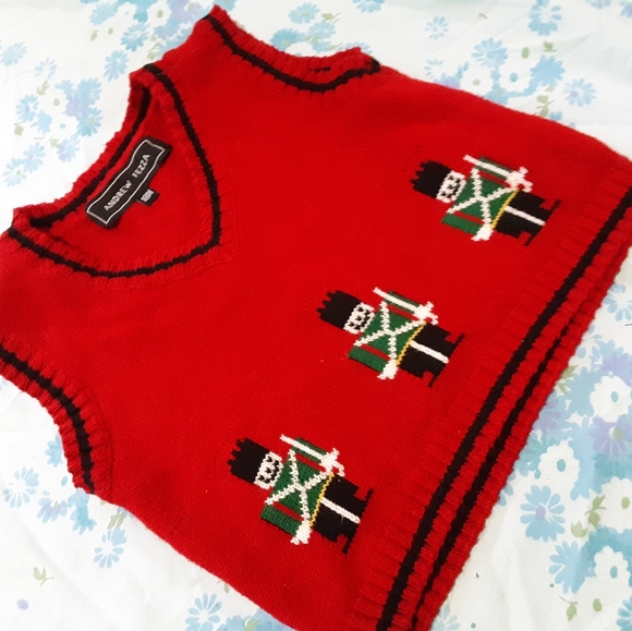 18 months 2 sweater vest and a dressy shirt - Picture 4 of 5